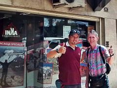 04 Inka Expediciones Aconcagua Guide Agustin Aramayo And Jerome Ryan In Mendoza